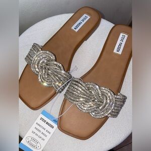 Steve Madden Bling Sandals Size 9